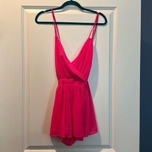 Hot Pink Romper